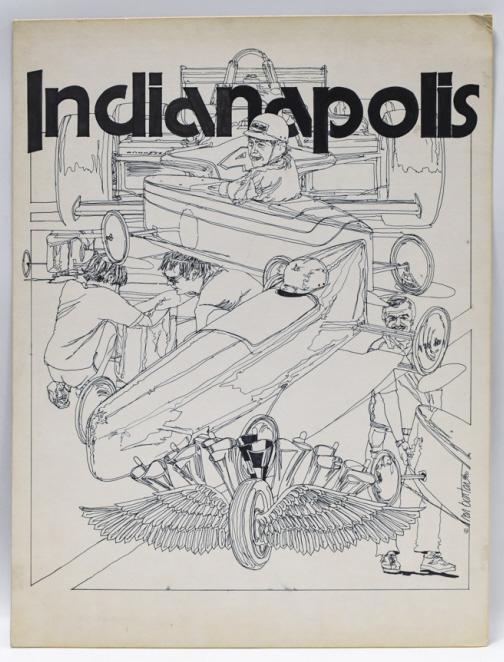 Indianapolis Soap Box Derby Orig Art By Ron Burton (1 of 6)
