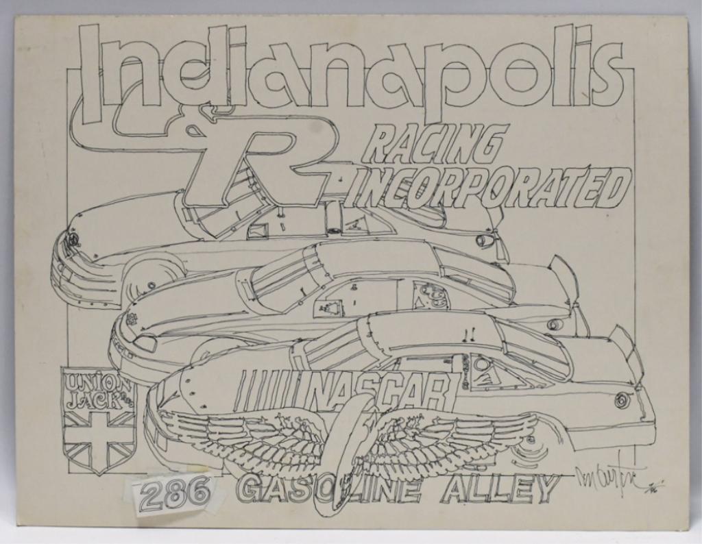 NASCAR C&R Indianapolis Racing Art By Ron Burton (1 of 8)