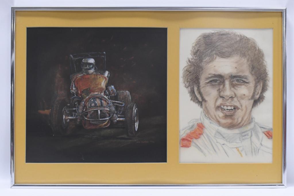 1972 Mario Andretti Original Art By Ron Burton (1 of 8)