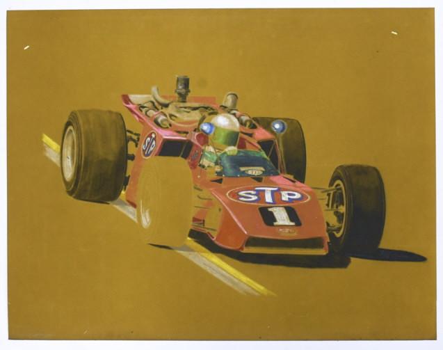1970 Mario Andretti Indy 500 Ron Burton Orig Art (1 of 8)