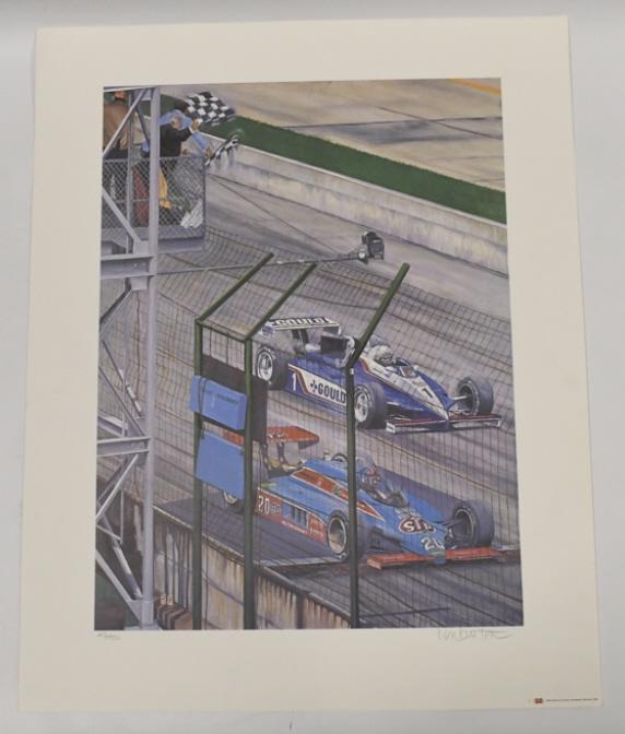1982 Indy 500 LE 42/50 Print By Ron Burton (1 of 9)