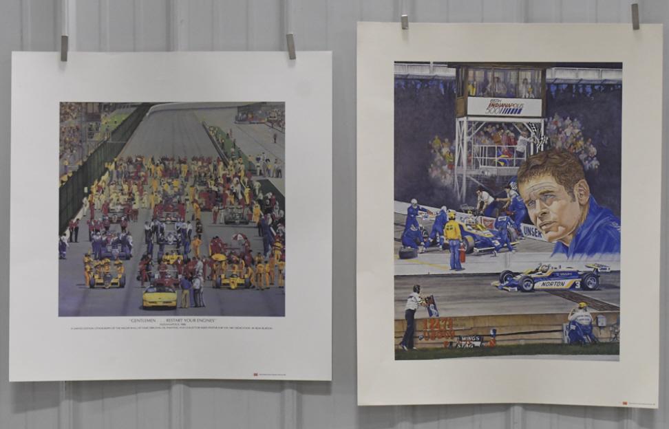 (2) Ron Burton Miller Beer Indy Car Art Prints (1 of 10)