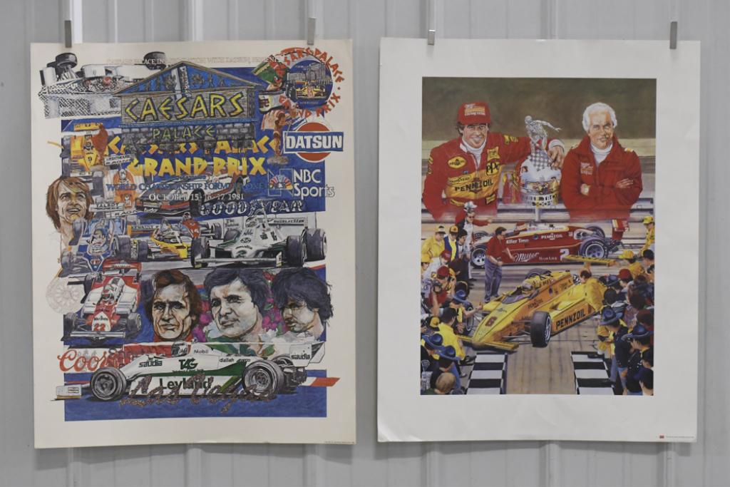 (2) Ron Burton Automotive Racing Prints (1 of 12)