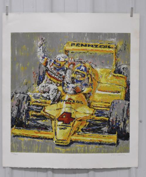 1980 Rutherford Ride LE Screen Print By Ron Burton (1 of 8)