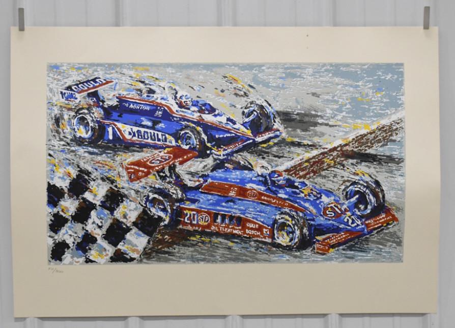 1982 Indy 500 Johncock LE Print By Ron Burton (1 of 5)