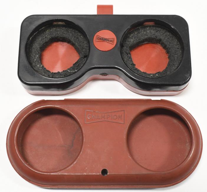 (2) Vintage Champion Stopwatch Lap Timer Cases (1 of 10)