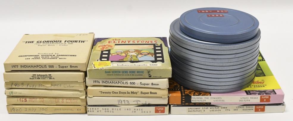 Lot Of Vintage Indianapolis 500 Related 8mm Films (1 of 8)