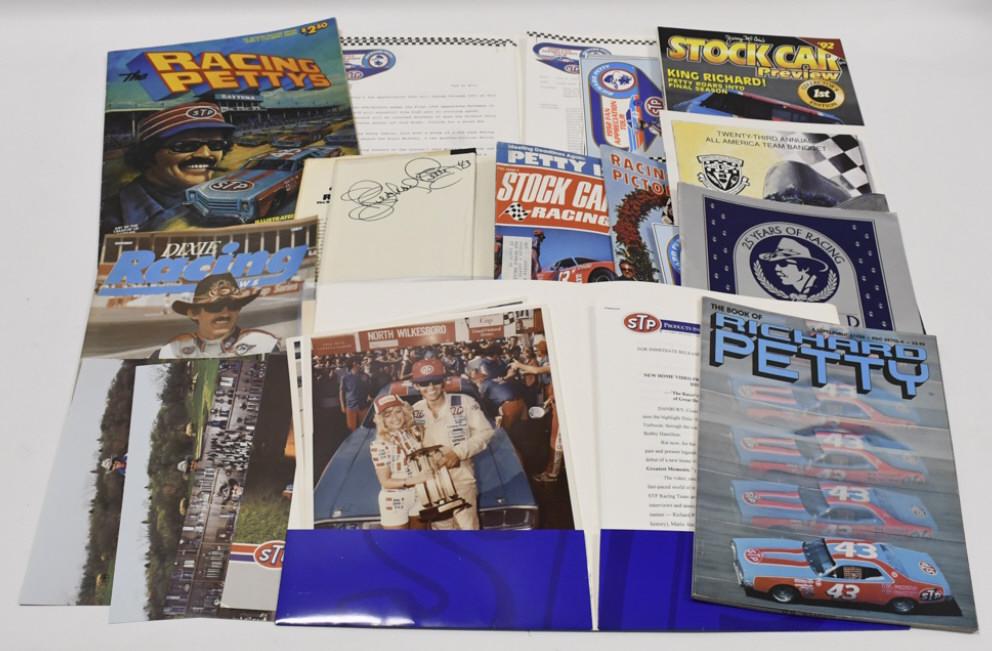 Richard Petty Book & Ephemera Lot w/ Signature (1 of 14)