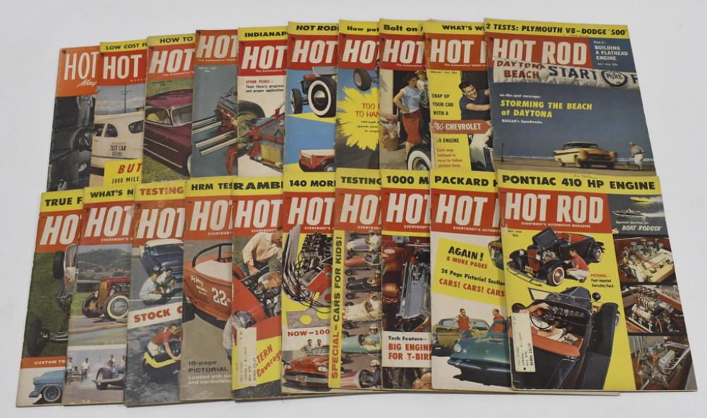 Lot of 20 Vintage 1950s Hot Rod Magazines (1 of 16)
