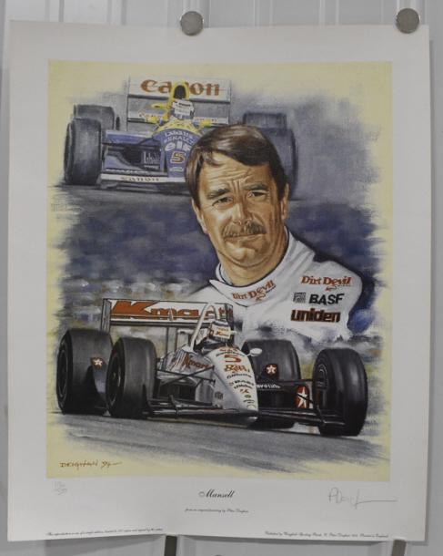 Nigel Mansell Formula One Print By Peter Deighan (1 of 6)