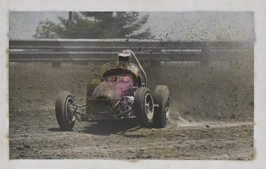 Ken Coles Midget Racing Enhanced / Colorized Photo (1 of 7)