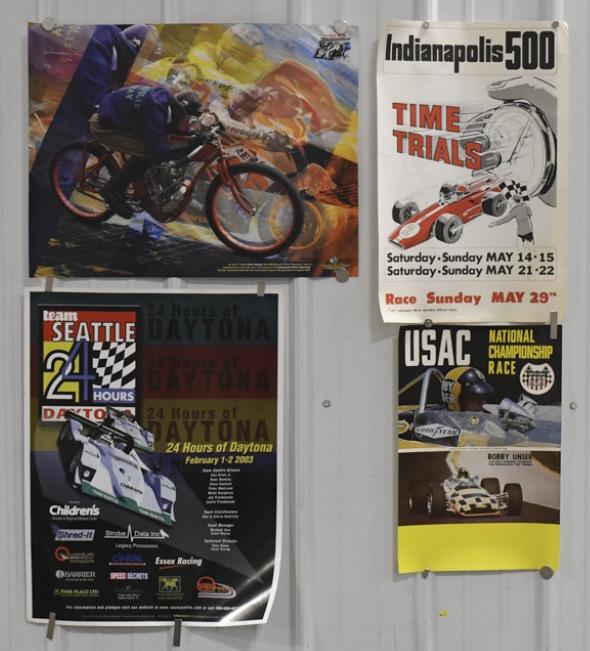 Lot Of 4 Racing Event Posters (1 of 5)