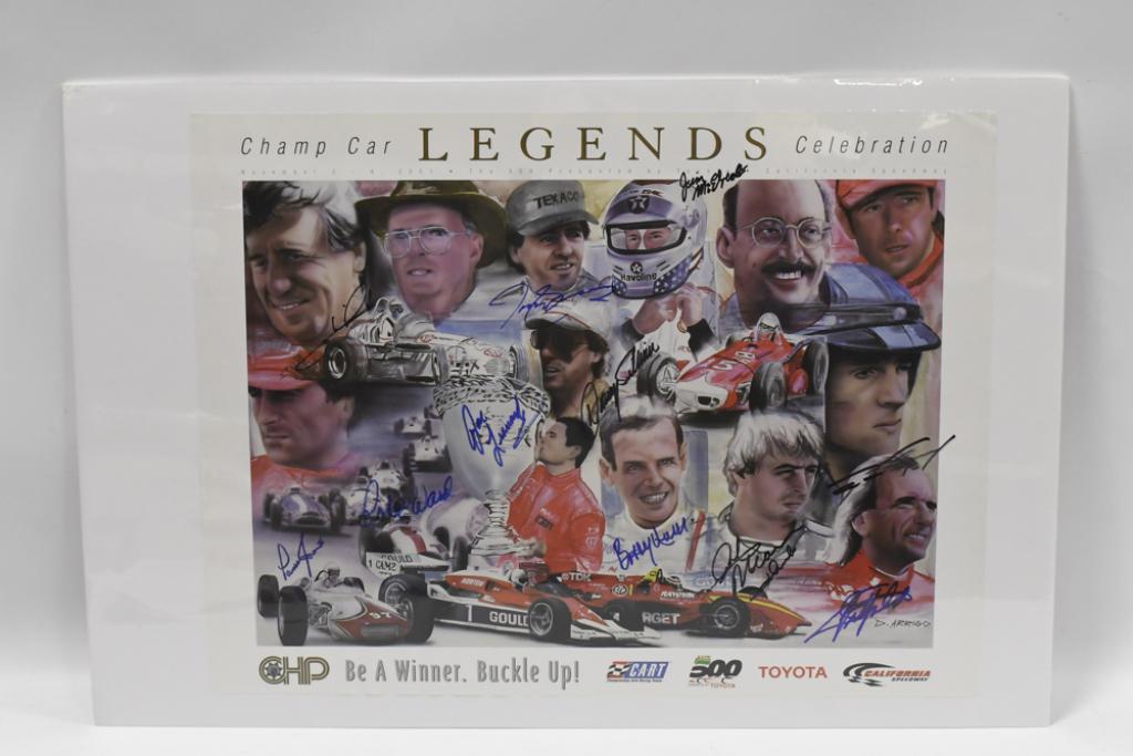 Signed Champ Car Legends Celebration Poster (1 of 16)