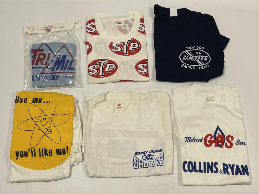 Lot Of (6) Vintage Racing T-Shirts - Bobby Unser (1 of 12)