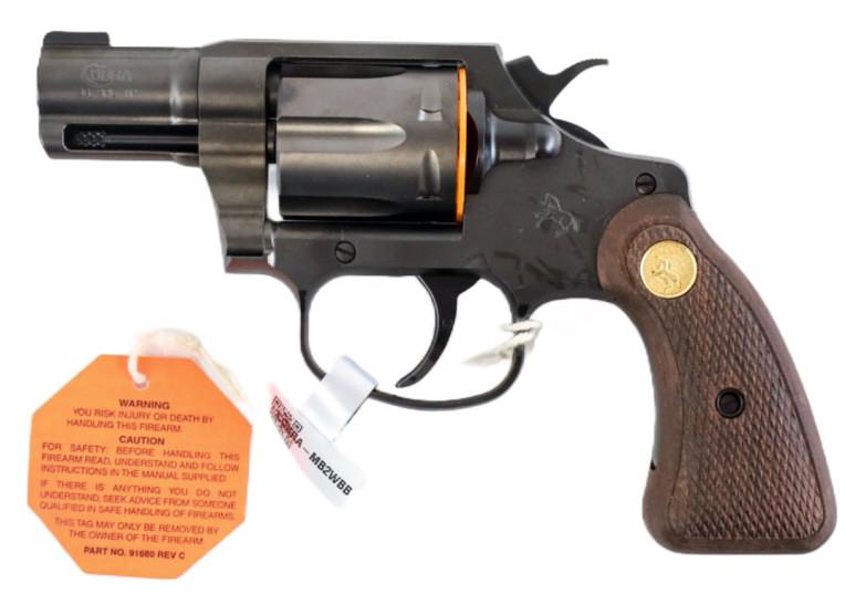 New In Case Colt Cobra .38 Special Revolver: Colt Cobra Special Model D six-shot revolver in .38 Special. The black revolver is in new condition in the original Colt hard plastic case with paperwork, has a 2" barrel. SN: RA557985. Requires FFL t