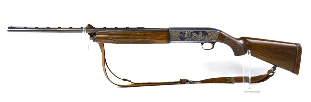 Ithaca Model 900 Semi-Automatic 20 Ga. Shotgun: Ithaca Model 900 semi-automatic shotgun in 20 gauge. The shotgun is in nice used condition and has a 26" vented barrel, comes with leather sling. SN: S509857. FFL required for transfer. (319-1)