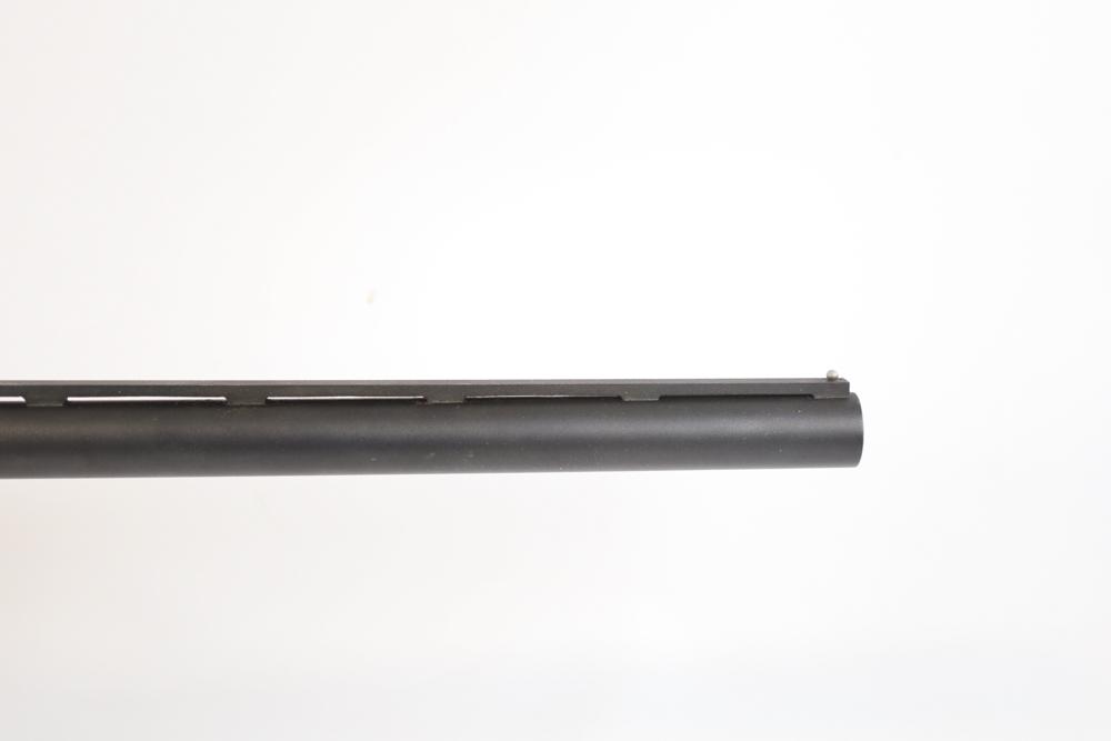 Remington 870 Express Magnum 12 Ga. Pump Shotgun: Remington 870 Express Magnum semi-automatic shotgun in 12 gauge. The shotgun is in nice used condition and has a 27-3/4" vent rib barrel, comes with leather sling. SN: B190855M. FFL required for trans