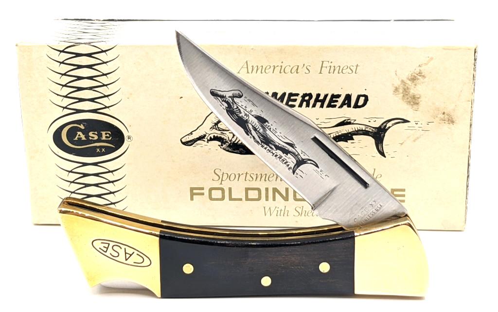 196569 Case Xx Hammerhead Pocket Knife W/ Box Auction