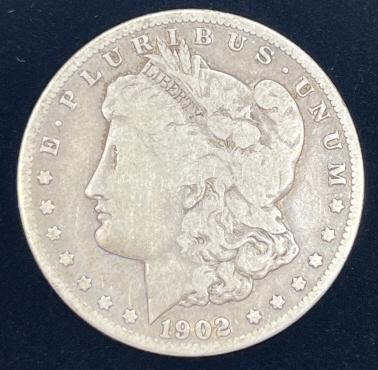 1902-0 U.S. Morgan Silver Dollar (1 of 2)