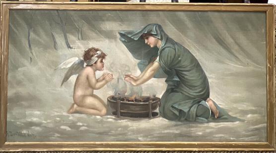 John F. Douthitt Oil on Tapestry (1 of 8)