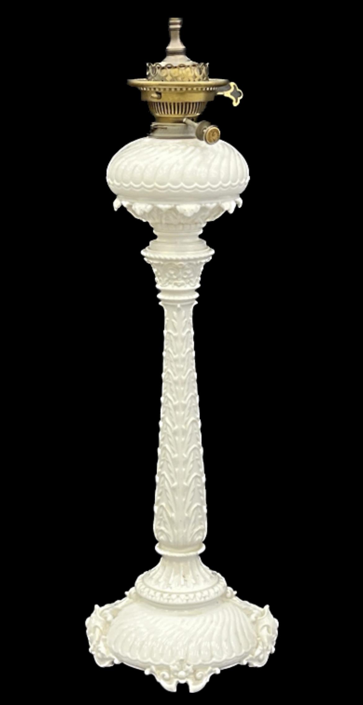 Royal Worcester Porcelain Banquet Lamp 29in (1 of 13)