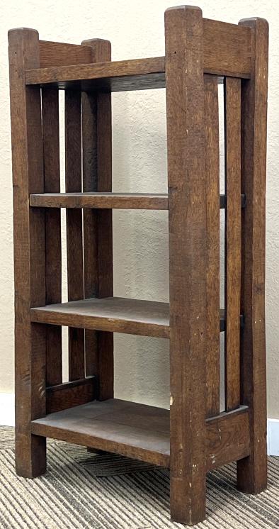 Antique Mission Style Four Tier Shelf (1 of 4)