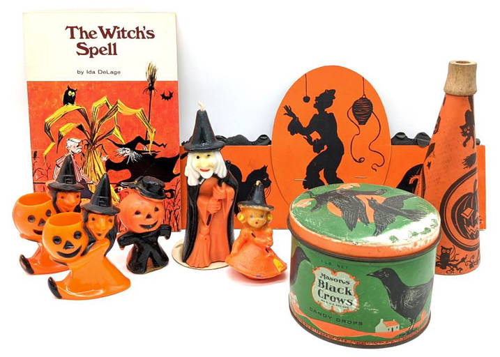 Antique Halloween Decorations And Figures