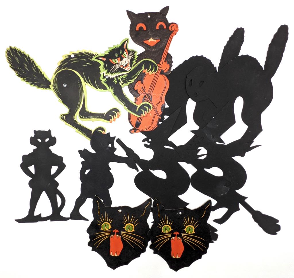 Antique Halloween Paper Decorations (1 of 5)