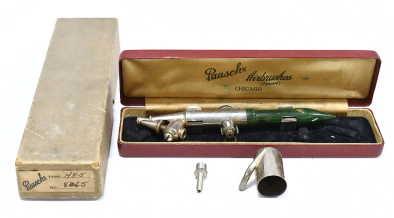Vintage Paasche Airbrush In Original Box (1 of 12)