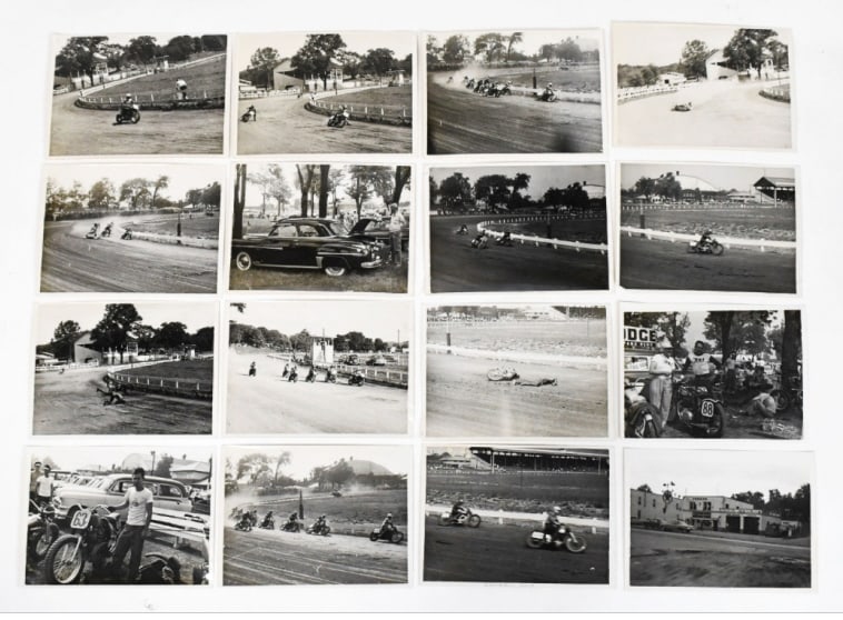 (16) 1950s Orig. Motorcycle Racing 7x5 Photographs (1 of 12)