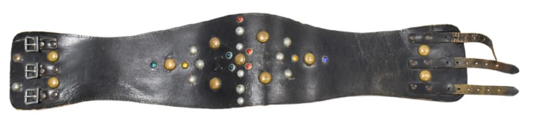 1940s-50s Custom Jeweled Motorcycle Kidney Belt (1 of 7)