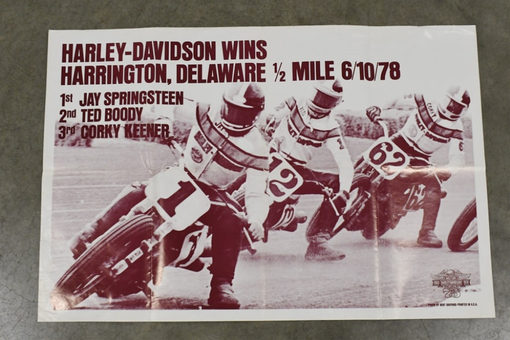 1978 Harley-Davidson Jay Springsteen Race Poster (1 of 8)