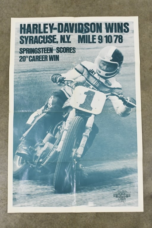 1978 Harley-Davidson Jay Springsteen Race Poster (1 of 9)