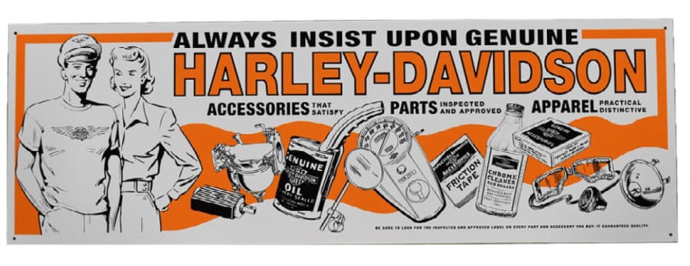 Harley-Davidson Parts & Accessories Fantasy Sign (1 of 6)