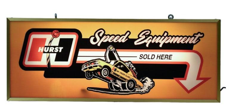 Hurst Speed Equipment Dealer Lighted Fantasy Sign (1 of 7)