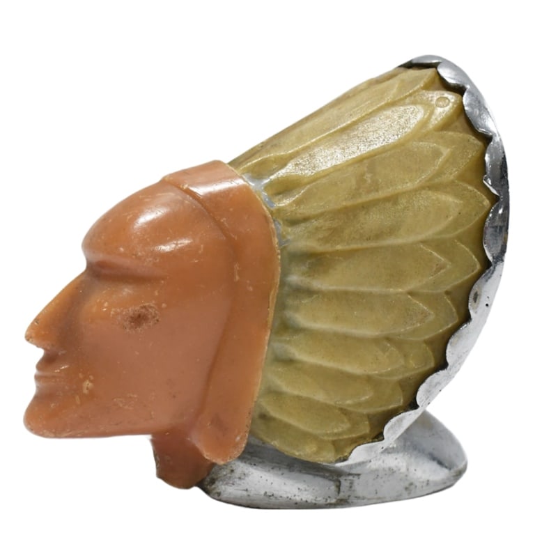 1950 Blackstone Bakelite Indian Head Mascot Light (1 of 10)