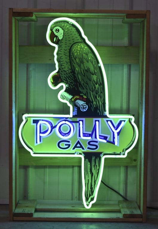 Polly Gasoline 2-Color Neon Contemporary Sign (1 of 6)
