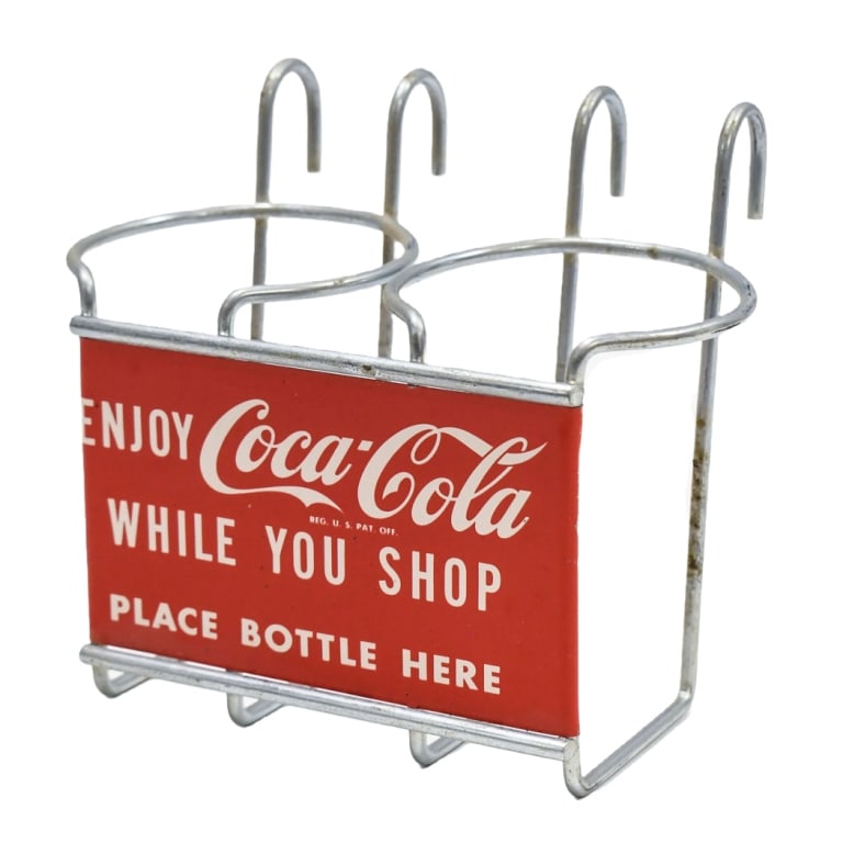 1950s-60s Coca-Cola Grocery Shopping Cart Carrier (1 of 6)