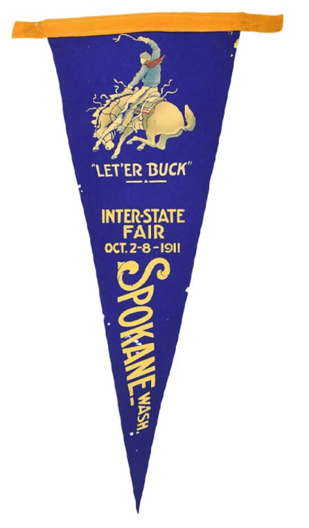 1911 Spokane Washington State Fair Pennant (1 of 6)