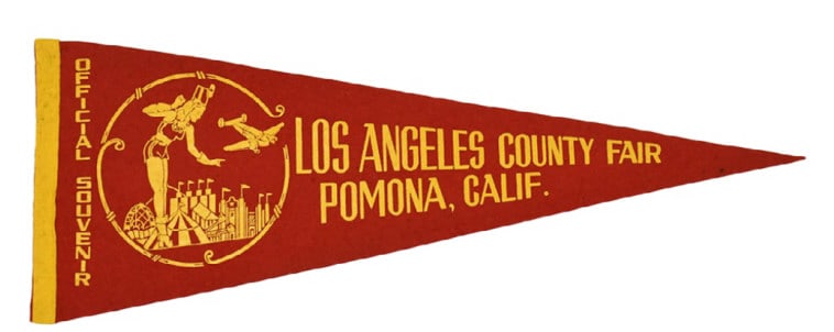 1930s Los Angeles County Fair Pennant (1 of 6)