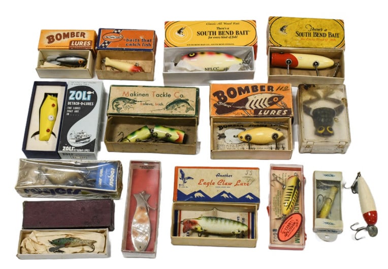 Lot Of Vintage Fishing Lures in Boxes (1 of 11)