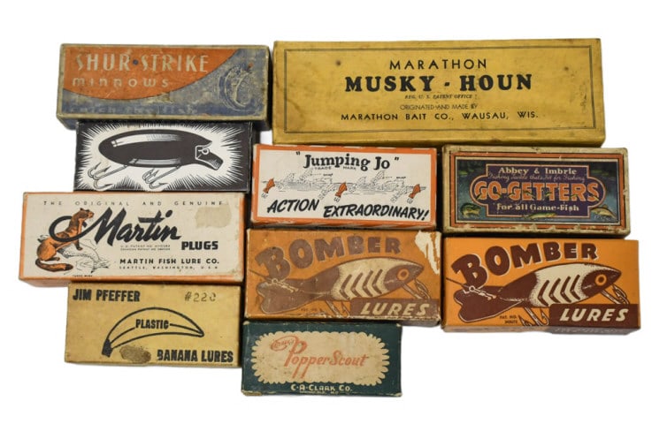 Collection Of Vintage Fishing Lure Boxes (1 of 11)