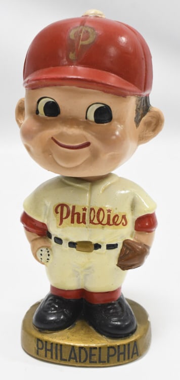 Vtg 1960s Philadelphia Phillies Baseball Noddder (1 of 8)