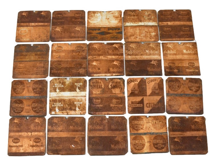 (20) Vintage Repurposed Oil Can Maple Syrup Lids (1 of 12)