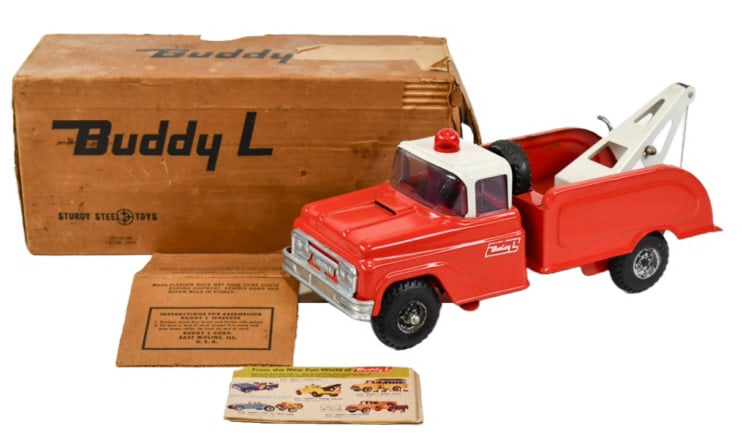 Original Buddy L Flat Tire Wrecker w/ Box (1 of 13)