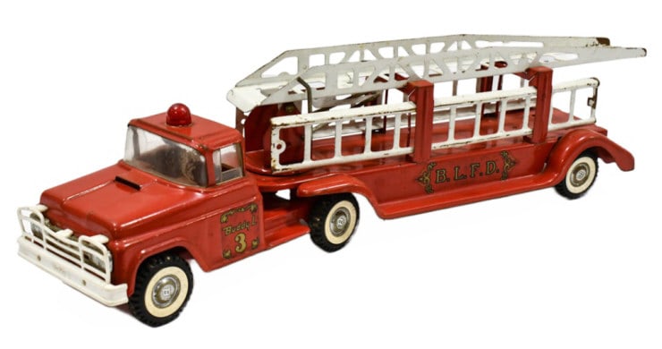 Original Buddy L Fire Dept Extension Ladder Truck (1 of 8)