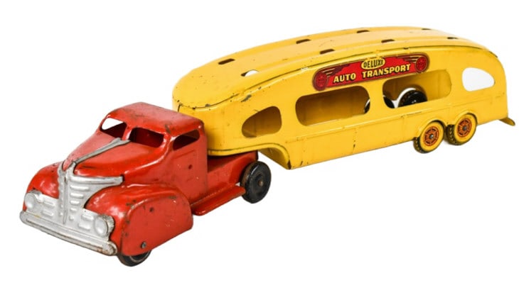 Original Marx Auto Transport Deluxe Car Carrier (1 of 8)
