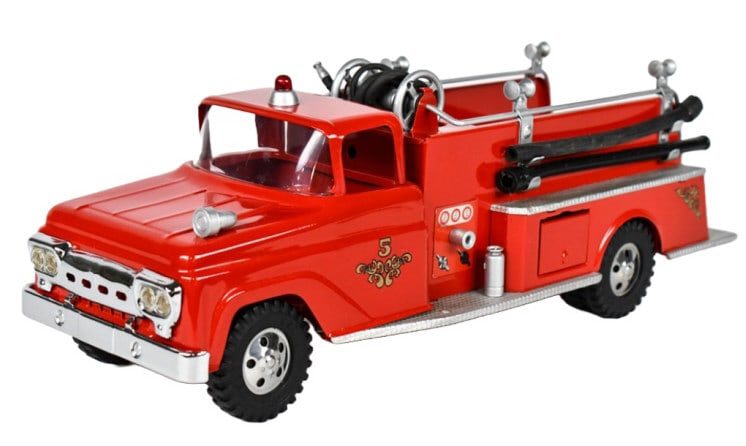 Restored Tonka Suburban Pumper No. 5 Fire Truck (1 of 7)