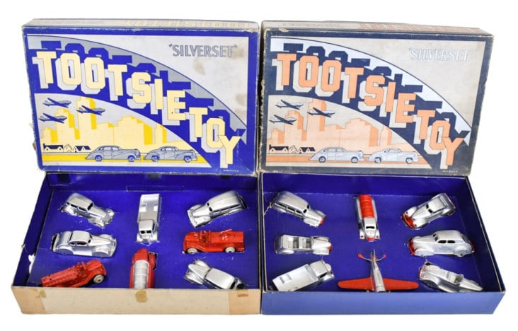 (2) Tootsietoy No. 7350 "Silverset" w/ Box (1 of 14)