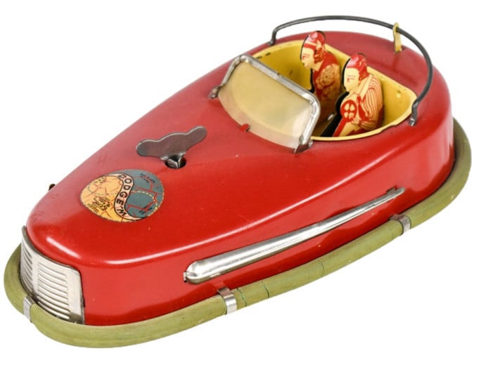 Buffalo Toys Tin Windup Dodge 'Em Bumper Car (1 of 8)